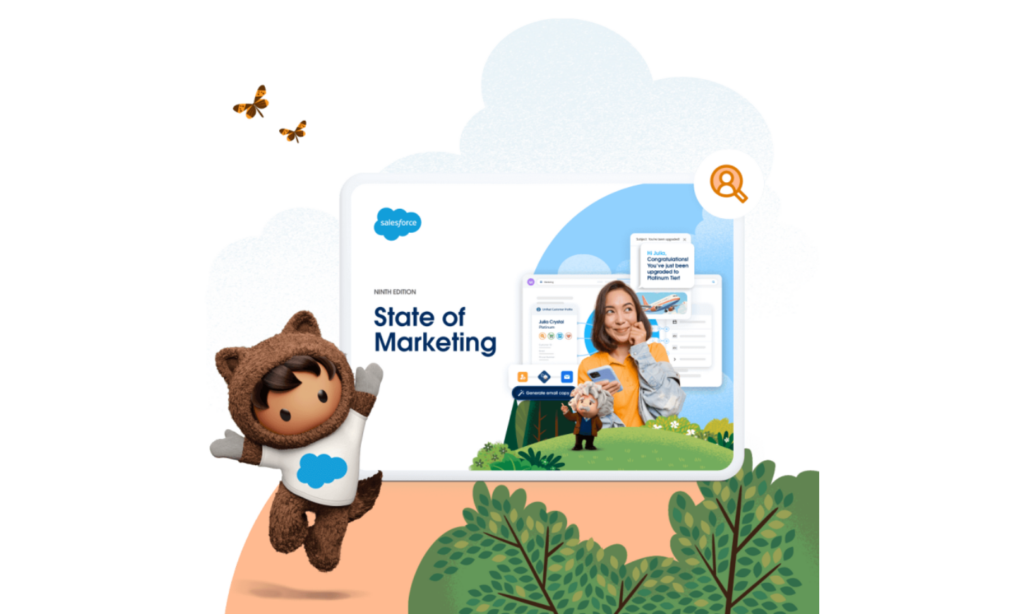 Jornada de comunicação e Marketing Cloud da salesforce